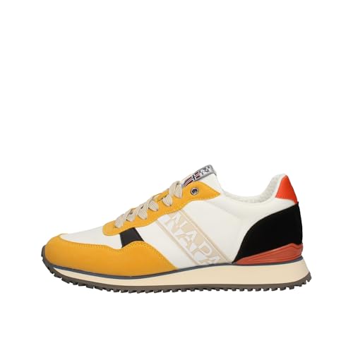 Baskets Napapijri jaune en polyester respirant et souple
