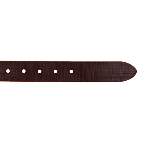 Image of Men's Genuine Leather Brown Formal Belt .100% Pure Genuine Leather Guaranteed. Designer Belt for Men.