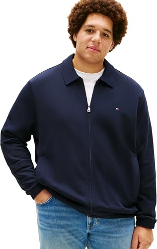 Sweat-shirt zippé confortable pour homme grande taille éliminant la sensation de fraîcheur