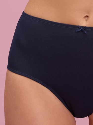 Image of NYKD (NYP104 Assorted Breathable Cotton Panty Set for Women (Pack of 3) | High Rise & Full Coverage Brief with Anti Odor Properties | Super Soft & Concealed Elastic for All Day Comfort