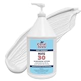 Rocky Mountain Sunscreen | KIDS SPF 30 Lotion -Broad Spectrum UVA/UVB Protection | Hawaii 104 Reef Act Compliant (Oxybenzone & Octinoxate Free) | Water Resistant 80 Min. | Gallon with Pump (128 Fl Oz)