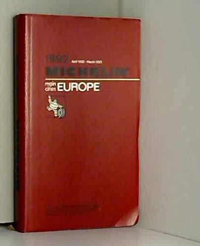 Michelin Red-Europe 2060070295 Book Cover
