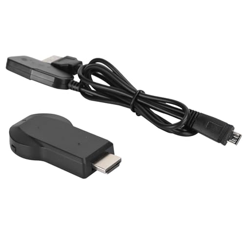 Dongle de Pantalla Inalámbrica, WiFi HDMI TV Receptor de Pantalla Inalámbrica Adaptador de Dongle Soporte para Airplay Miracast DLNA
