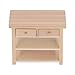 Sazao Dollhouse Furniture Dollhouse Bathroom Cabinet Traditional Birch Wood Simple for Dollhouse 112 Wood