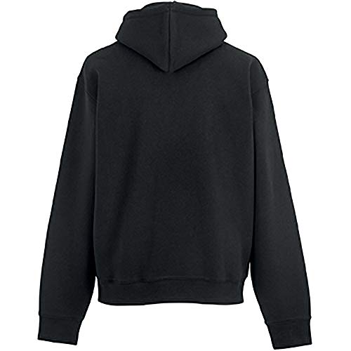 Russell Mens Authentic Hooded Sweatshirt / Hoodie (M) (Black)3