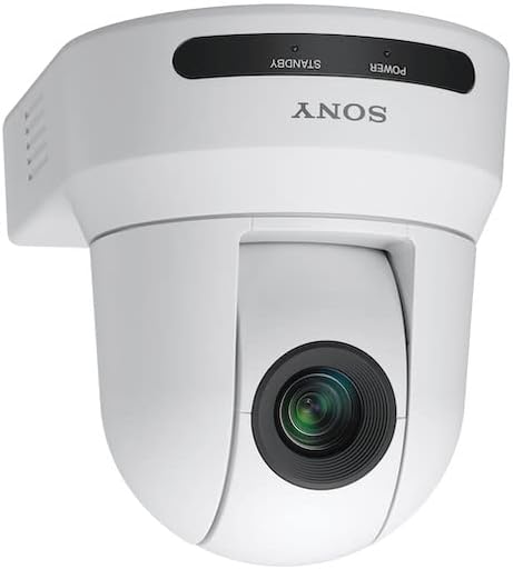 Sony SRG-X40UH 4K/HDMI/USB Optical 40x Zoom PTZ Camera with PoE+ (White) (SRG-X40UH/W) + Cat5e Ethernet Cable + Cleaning Set - Bundle (Renewed) image 5 of 5 B0CGYMZW77