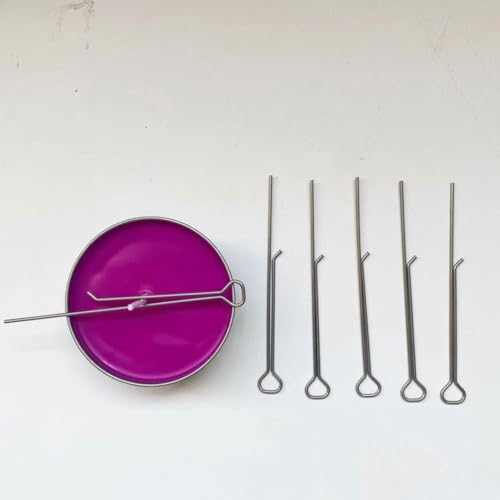 Soportes para Mechas de Vela de Acero Inoxidable 10 piezas miniatura 7