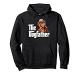 Photo Gallery funny vizsla dog dad design - the dogfather felpa con cappuccio Photo Gallery funny vizsla dog dad design - the dogfather felpa con cappuccio