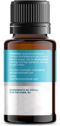 Great Oral Health ORD-001 Orarestore Bad Breath Treatment For Adults Halitosis: Dentist Formulated Oral Rinse Concentrate Tooth Oil Liquid Toothpaste, Fresh Breath Mouthwash For Dry Mouth, Oral Care, Healthy Gums & Teeth 15Ml thumb #7