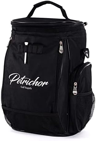 PETRICHOR - XL Insulated Stand-Up Golf Cooler Bag - Lightweight Cart Caddy - Capacity 18-22 Cans or Bottles