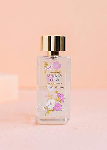 Lollia Relax Eau De Parfum | A Beautifully Captivating Perfume | Sophisticated, Modern Scent Featuring Blushing Fragrance Notes | 3.4 Fl Oz / 100 Ml #TOP1
