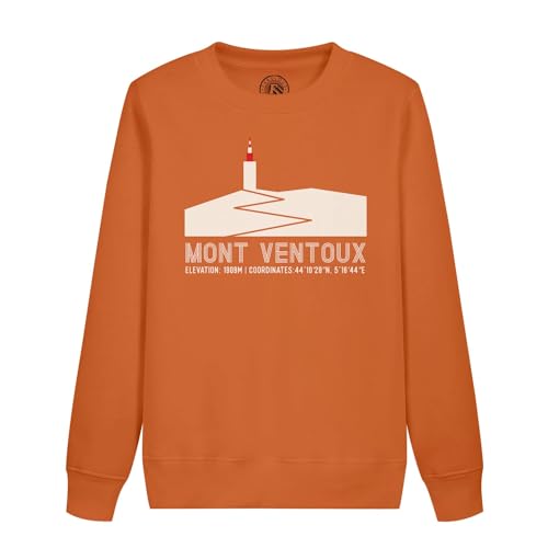 Sweatshirt enfant Mont Ventoux vélo cyclisme France en coton bio