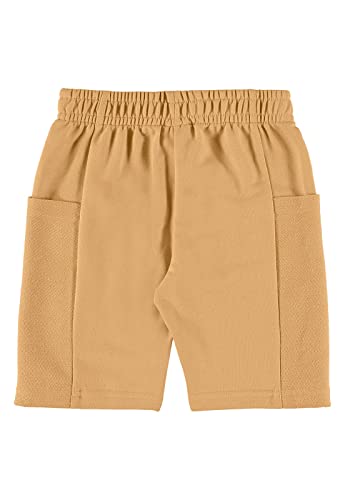 Bermuda Menino em Moletom, Quimby, Meninos, CARAMELO, 06