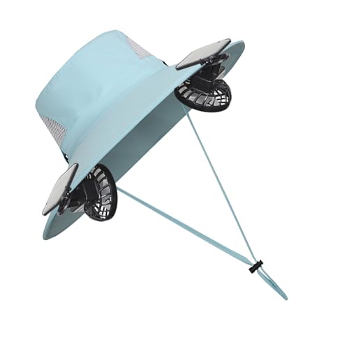 Chapeau de protection solaire active avec ventilateur USB rechargeable