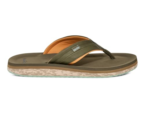 Sanuk Mens Tide Rush | Flip Flops for Men | Mens Sandals | Beach Sandals | Supportive & Lightweight | Comfort Footbed2