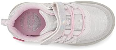 OshKosh B'Gosh girls Os22c04b Sneaker, Silver, 4 Toddler US | Image 3