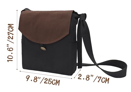 FURPHI Medieval Shoulder Bag Renaissance Canvas Satchel Bag Pilgrim Pouch for Men Women3
