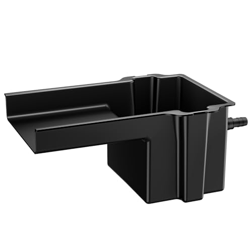 Buzzlett Waterfall Spillway with 8 inch Wide Weir Smooth Flow Pond Waterfall Box Easy Installation Durable Construction Long-Lasting for Outdoor Ideal for Gardens Pond Water Features and Streams