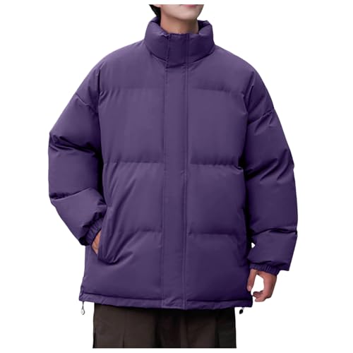Manteau homme long hiver chaud matelassé et parka 3/4 avec capuche