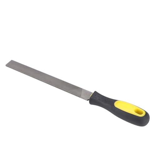 Haofy Lima de Acero de Molino Plano de 8 Pulgadas, Herramienta de Corte de Acero con Alto Contenido de Carbono para Afilar Metal, Diseño de Ergonómico para Uso en Garaje y Taller (#13)