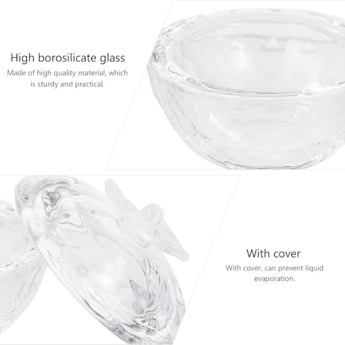 6 piezas copas de cristal para arte de uñas miniatura 3