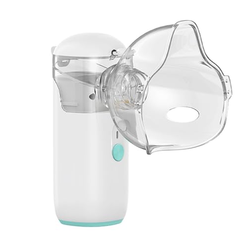 Handheld Steam Inhaler for Home Use Quiet Portable Personal Care Device with Masks & Mouthpiece USB Powered Suitable for Family and Travel