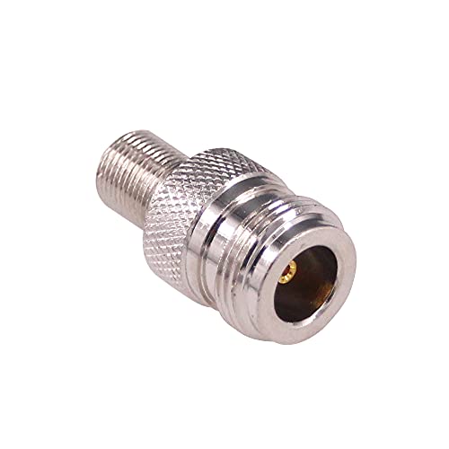 2 adaptadores coaxiales F hembra a N hembra RF 2pcs miniatura 5