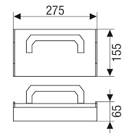 SPAX Montagekoffer, L-BOXX Mini, klein, WIROX A9J, T-STAR plus, Senkkopf, 6 Abmessungen, 703 Stück, inkl. 3 BITs T20 und Zollstock, 5000009162019 – Ansicht 5