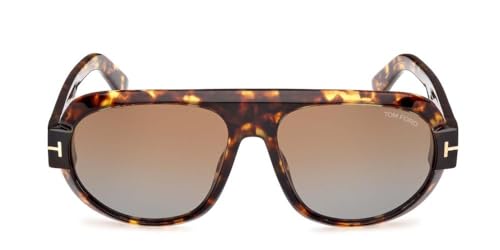 Tom Ford BLAKE-02 FT 1102 Dark Havana/Light Brown Shaded 59/16/140 unisex Sunglasses2