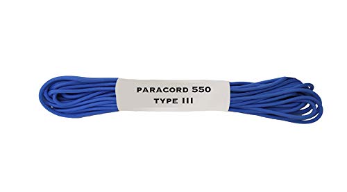 Image of 50ft 550 Cord Paracord Parachute Survival Cord (Dark Blue)