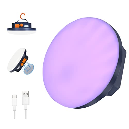 Image of UV Flashlight Camping Light , IODOO 10000mAh 48 LED 395nm UV / 6500K Floodlight 3000LM White Light Pet Urine Detector for Dog /Cat Urine, Dry Stains, Bed Bug