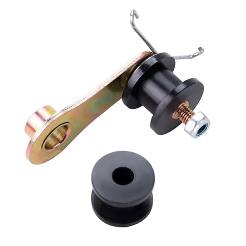 CNCMOTOK Heavy Duty Chain Roller Tensioner w/Spring 110cc 125cc 140cc Dirt Pit Pro Dirt Bike 4 wheeler Black