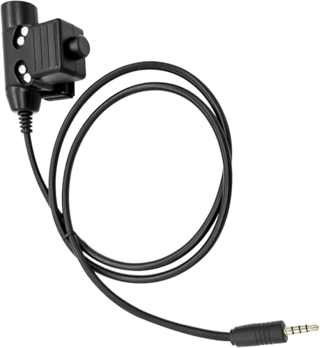 Connecteur U94 PTT 3.5 mm adaptateur de casque pour utiliser un smartphone en mode tactique