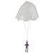 Rhode Island Novelty 4 Inch Plastic Paratrooper (1 Dozen)