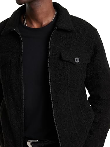 John Varvatos Men's Cynder Boucle Trucker Jacket2