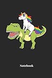  Notebook: DIN A5 Notizbuch 120 Blanke Seiten für Dinosaurier I T-Rex I Dino I Saurier I Fossilien I Tyrannosaurus und Brontosaurus Fans - Notizheft I Malbuch I Taschenbuch I Skizzenheft I Geschenk