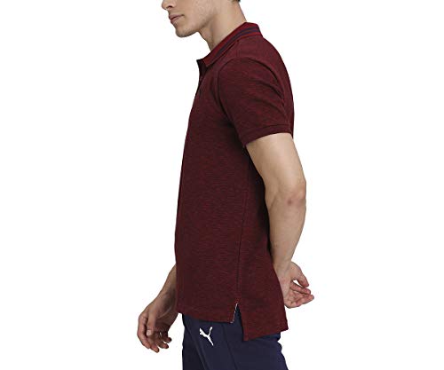 Image of Puma Mens Slub Sports Polo T-Shirt