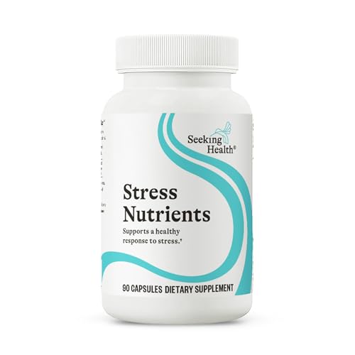 Seeking Health Stress Nutrients, formerly Adrenal Nutrients, Adrenal Support Supplement, Healthy Cortisol Regulation and Normal Stress Response Support (90 capsules)*