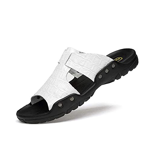 Shoes Casual and Breathable Beach Slippers Men's Casual Sandals and Slippers Stylish and Breathable Light Sandals Blue 38EU-46EU Brown 46EU (Brown 38EU)2