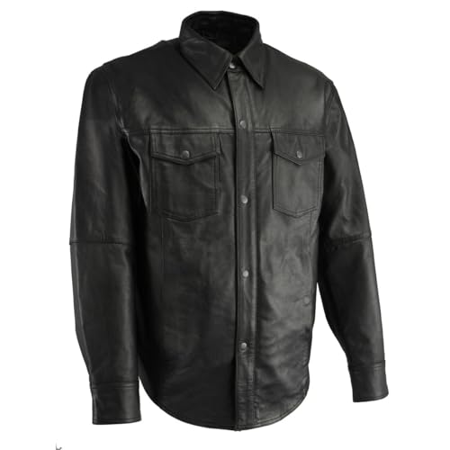 Top-Rated Leather Biker Shirt Men Products on Amazon You Shouldn't Miss Out On