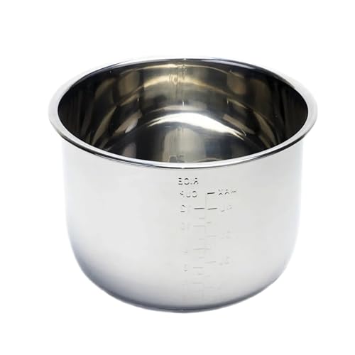 CEPAIXN Olla Arrocera De 8L con Revestimiento De Acero Inoxidable 304, Olla Arrocera A Presión, Ollas con Revestimiento De Doble Fondo, Olla Interior Gruesa