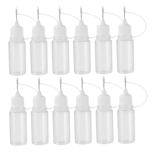 FUNOMOCYA Sturdy Pe Material 5ml Precision Squeeze Bottles for Glue Storage and Refilling
