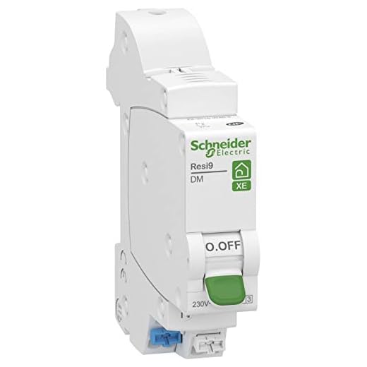 Schneider Electric R9EFC616 Resi9 XE - disjoncteur modulaire - 1P+N - 16A - courbe C - embrochable Disjoncteur XE 1P+N 16A C