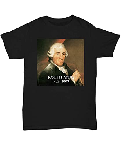 Photo de Great Composers Joseph Haydn T-Shirt Black Mens Tees XXL