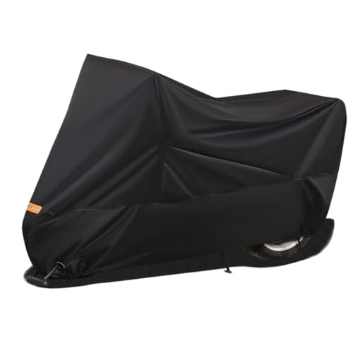 Motorrad Abdeckplane für Husqvarna Svartpilen 401 250 VITPILEN 401, Outdoor Motorradabdeckung Wasserdicht Winterfest Staubdicht UV-Schutz mit Schlossloch,Black