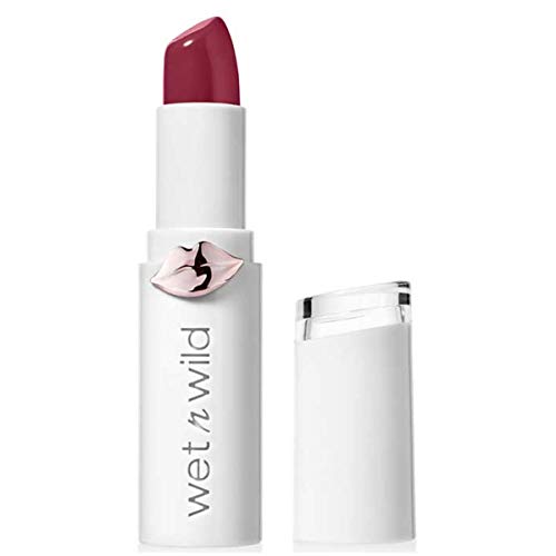 Wet n Wild - MEGALAST LIPSTICK - Barra de Labios Hidratante con Color Intenso, con Acabado Brillante - Larga Duración - Vegana - Raining Rubies, Acabado Brillante - 1 Unidad