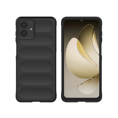 Image of Amazon Basics Mobile Cover for Samsung Galaxy A07 | Full Camera Protection | Liquid Silicon Case | Flexible Bumper Case for Samsung Galaxy A07 4G /5G /F07 4G /M07 4G /M17e 5G /F70e 5G (Black)