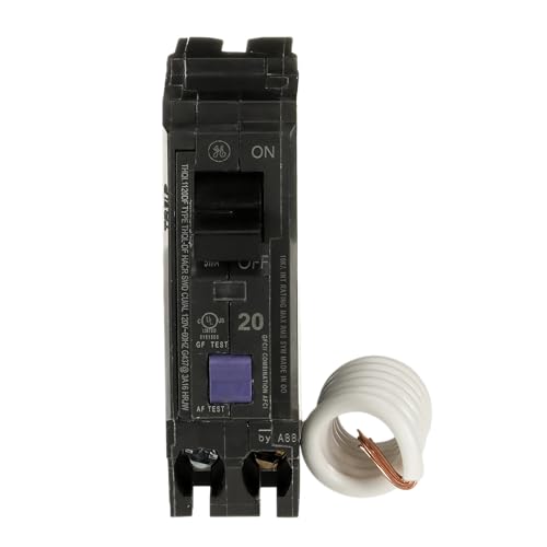 ABB Q-Line® THQL1120DFP 20A Dual Function AFCI/GFCI Circuit Breaker • 20 Amp Single Pole 120 VAC Breaker • Arc Fault Circuit Interrupter & Ground Fault Circuit Interrupter • Plug-in Mount Type