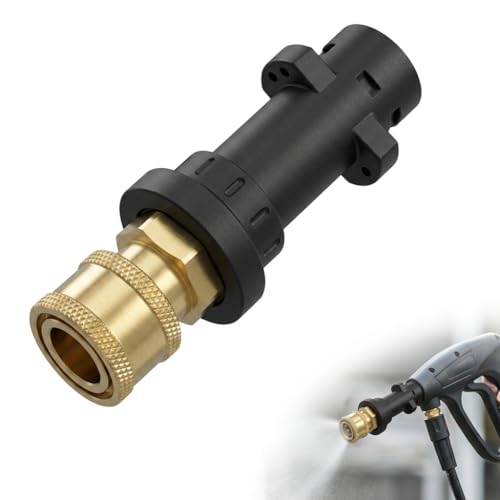 Adaptador de Pistola Lavadora a Presión para Kärcher K Series K2 K3 K4 K5 K6 K7 Adaptador Limpiador Alta Presión Conector para Karcher con Latón Hembra 1/4 Pulgadas Conexión Rápida