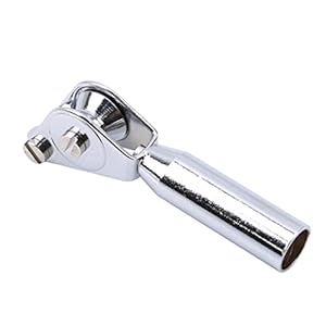 Liummrcy Hengel Roller Gids, Roestvrij Staal Heavy Duty Dubbele Roller Rod Tip Gids, Hengel Roller Tip Gids Vissen Trolling Tackle Roestvrij Staal Zilver voor Zee Boot Vissen (5.5×0.8cm)